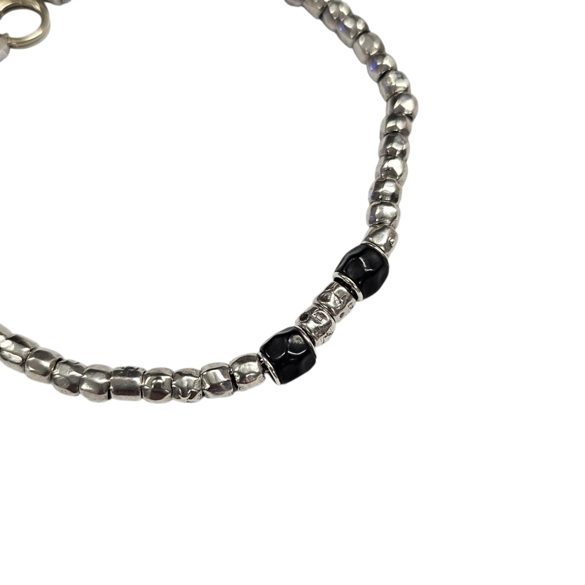 Bracciale DoDo Granelli Jais con 2 Granelli Neri