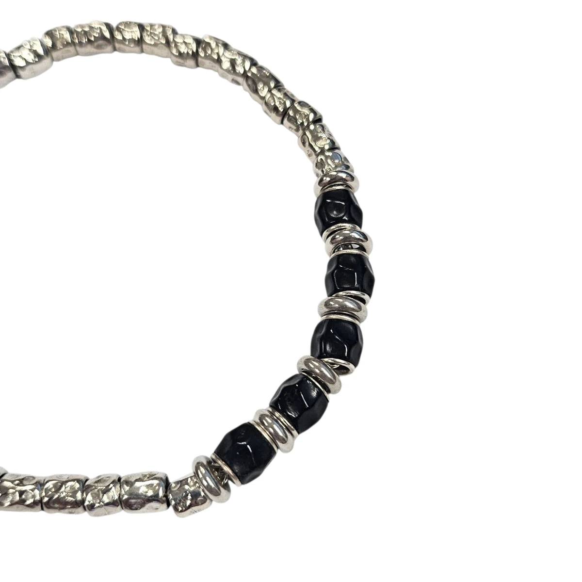 Bracciale DoDo Granelli Neri e Rondelle