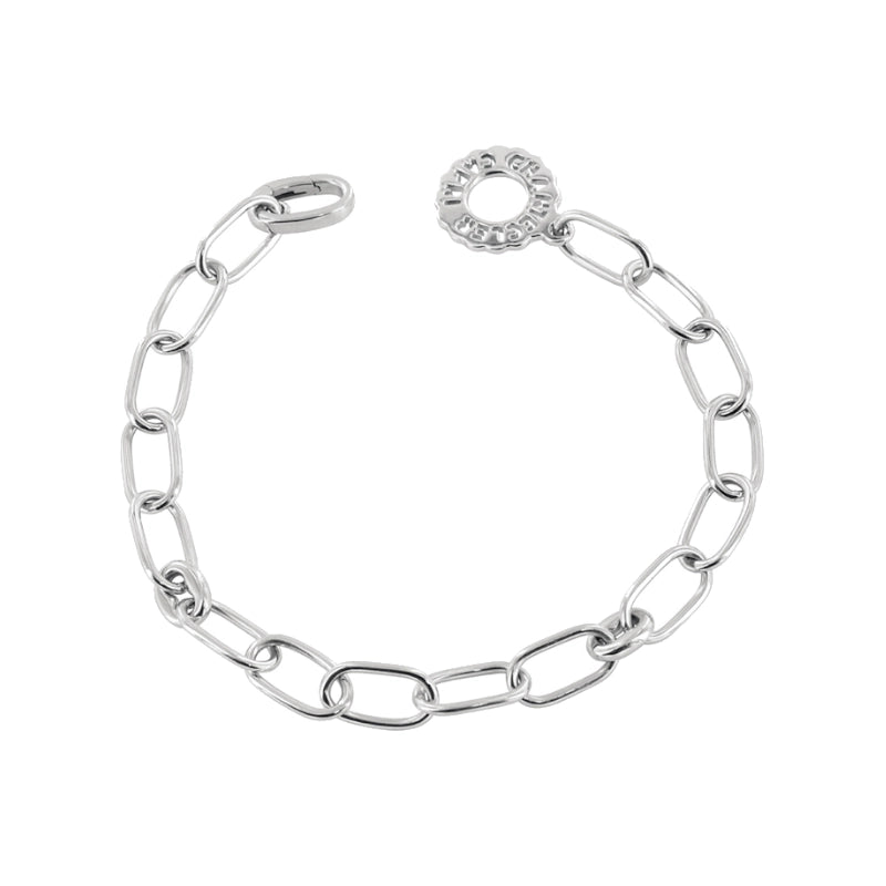 Bracciale maglie ovali corte