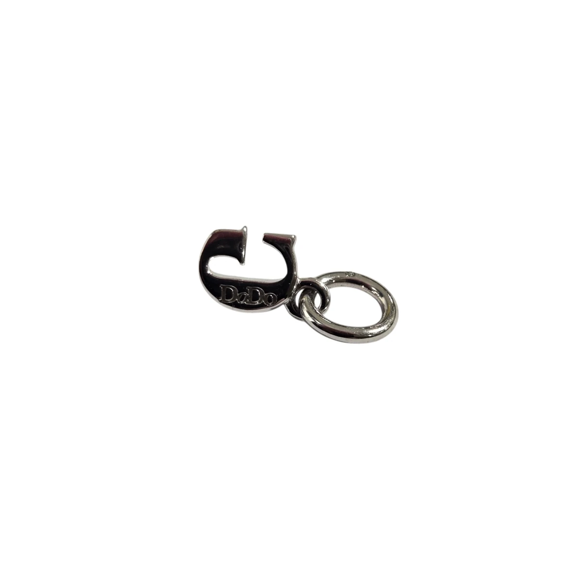 Charm DoDo Lettera G oro bianco e diamanti