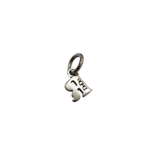Charm DoDo Lettera R oro bianco e diamanti