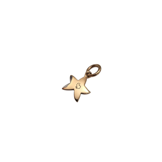 Charm DoDo Stella Oro Rosa Diamanti Brown