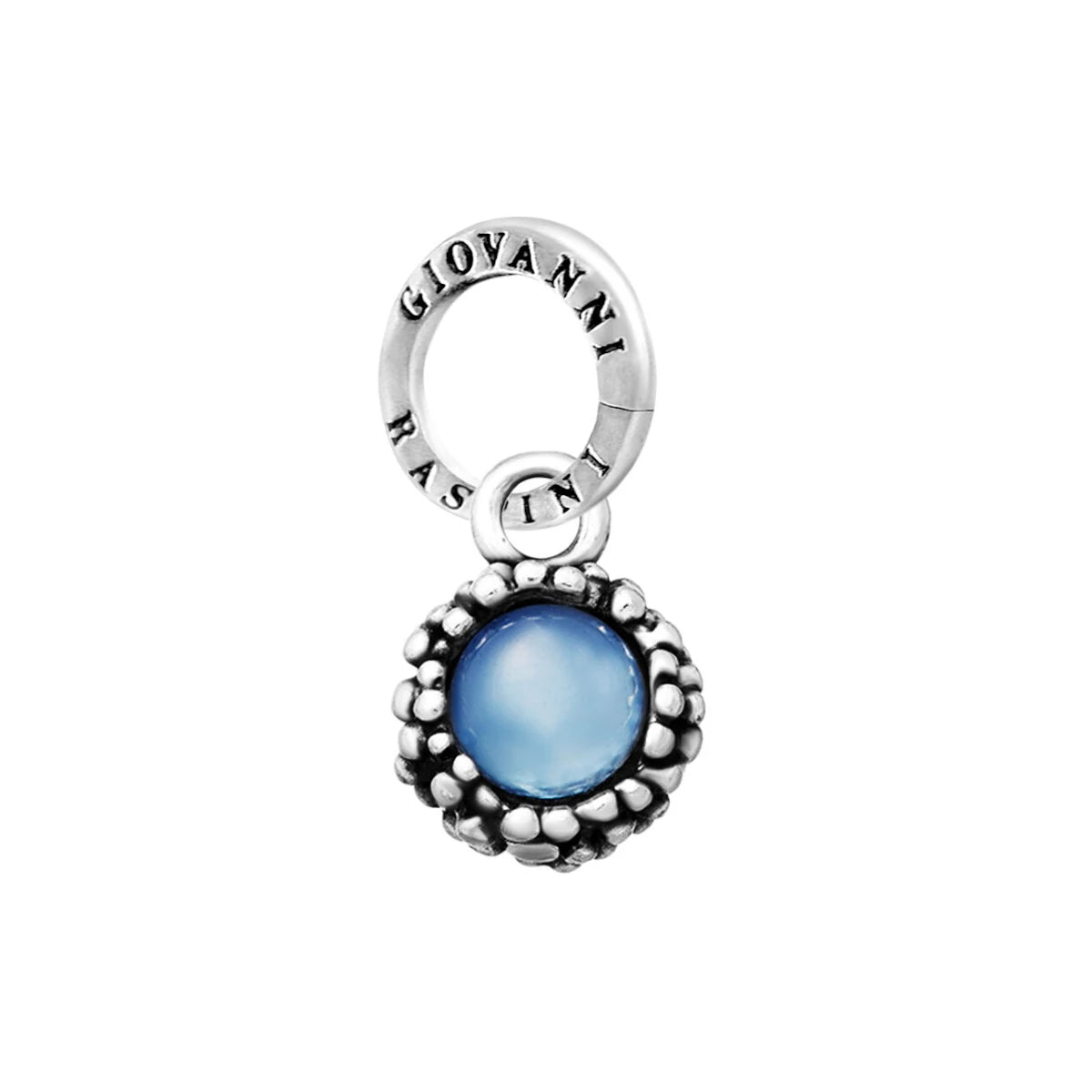 Charm Agata Blu Perlage