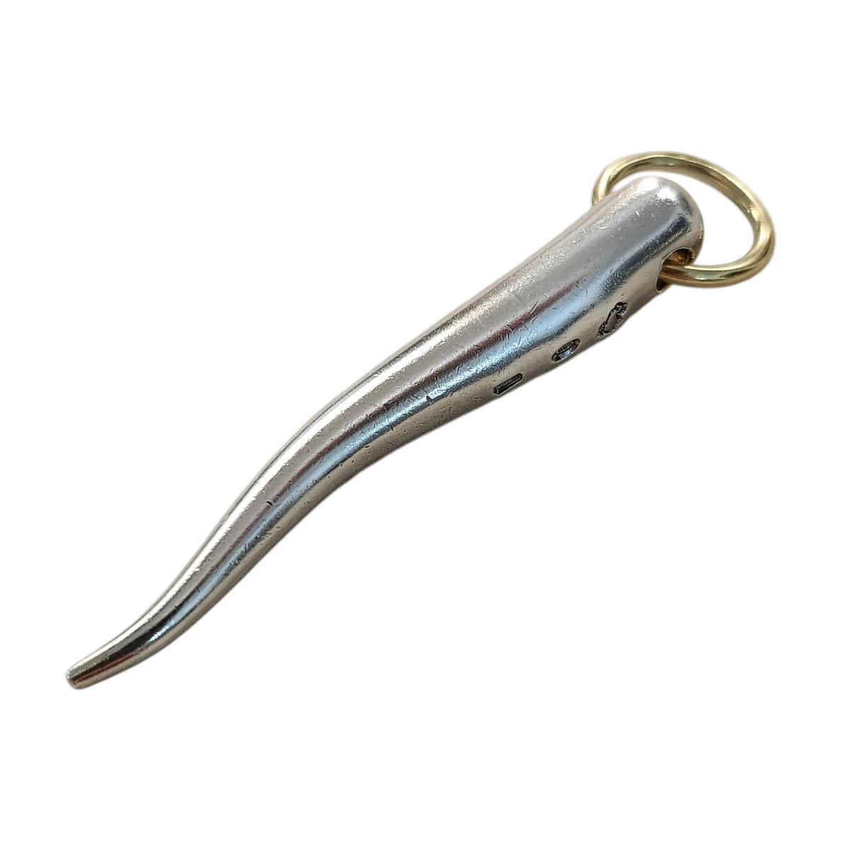 Charm DoDo Corneto argento e oro giallo