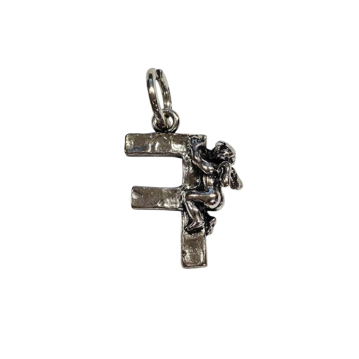 Charm Giovanni Raspini Lettera F con Angelo
