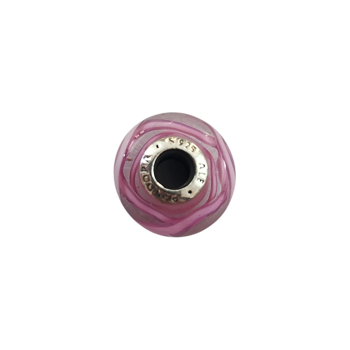 Charm Pandora Vetro di Murano Rosa Striato