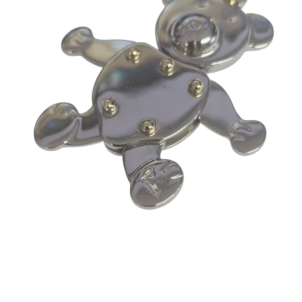 Charm Pomellato Orso Acciaio e Oro
