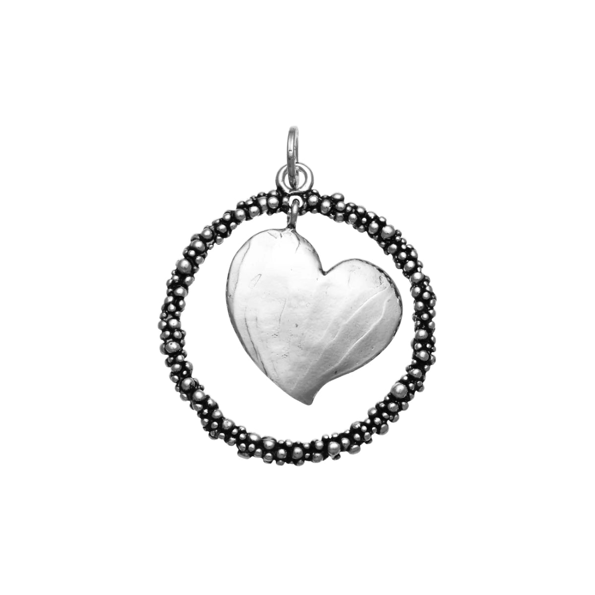 Charm Cuore Perlage Grande