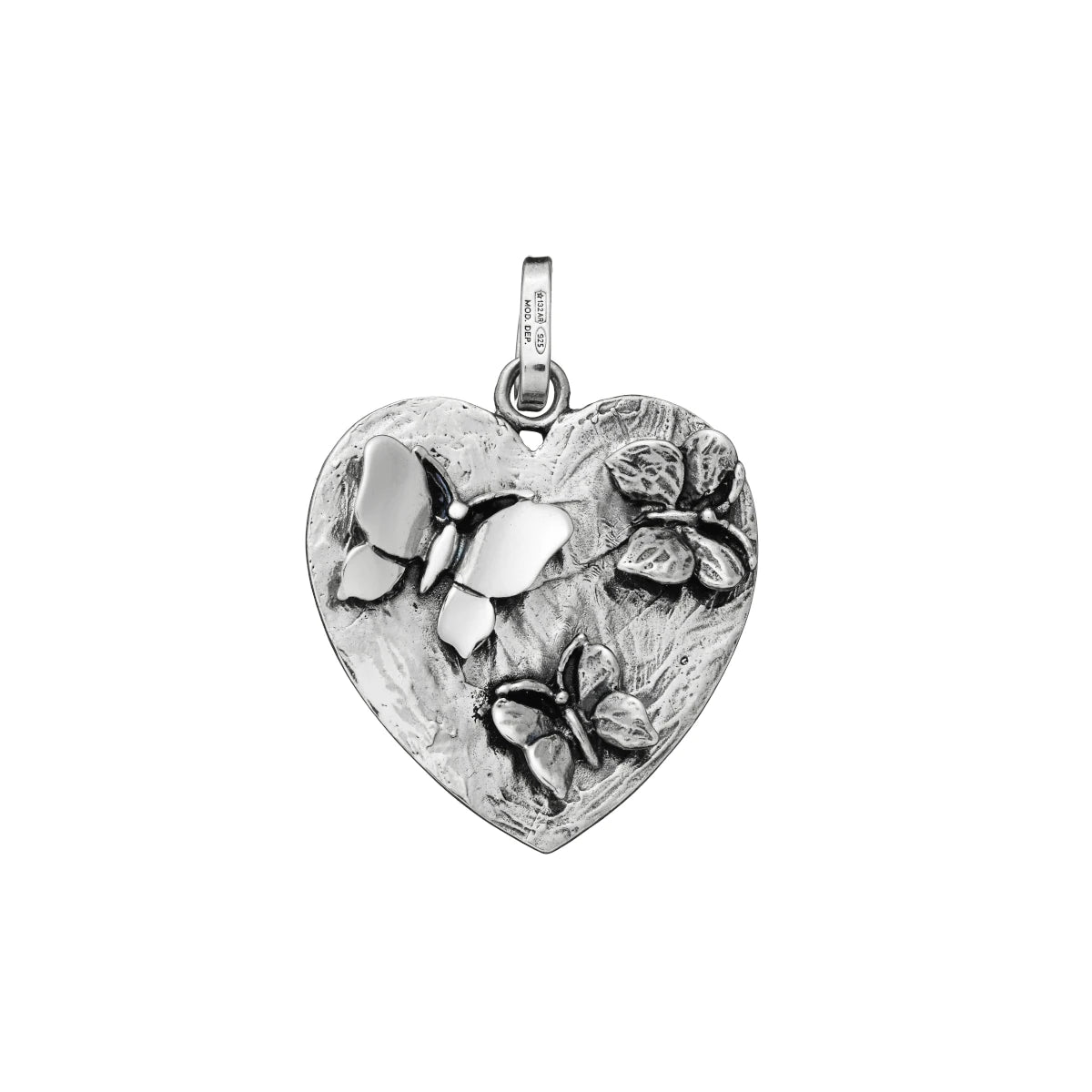 Charm Cuore con Farfalle