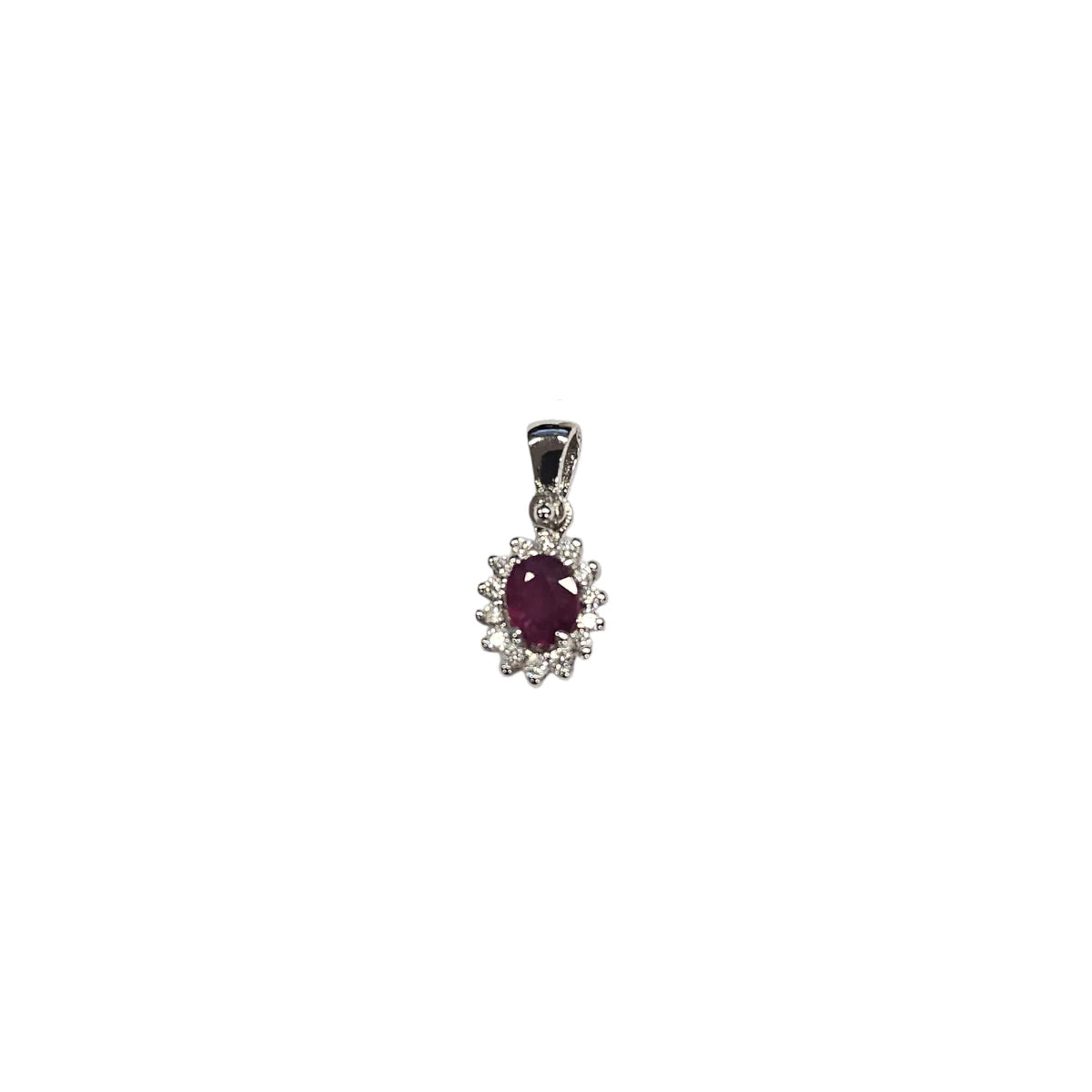 Charm Rubino con Contorno