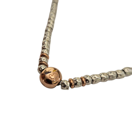 Collana DoDo Granelli e Pepita Rosa e Rondelle Rosa
