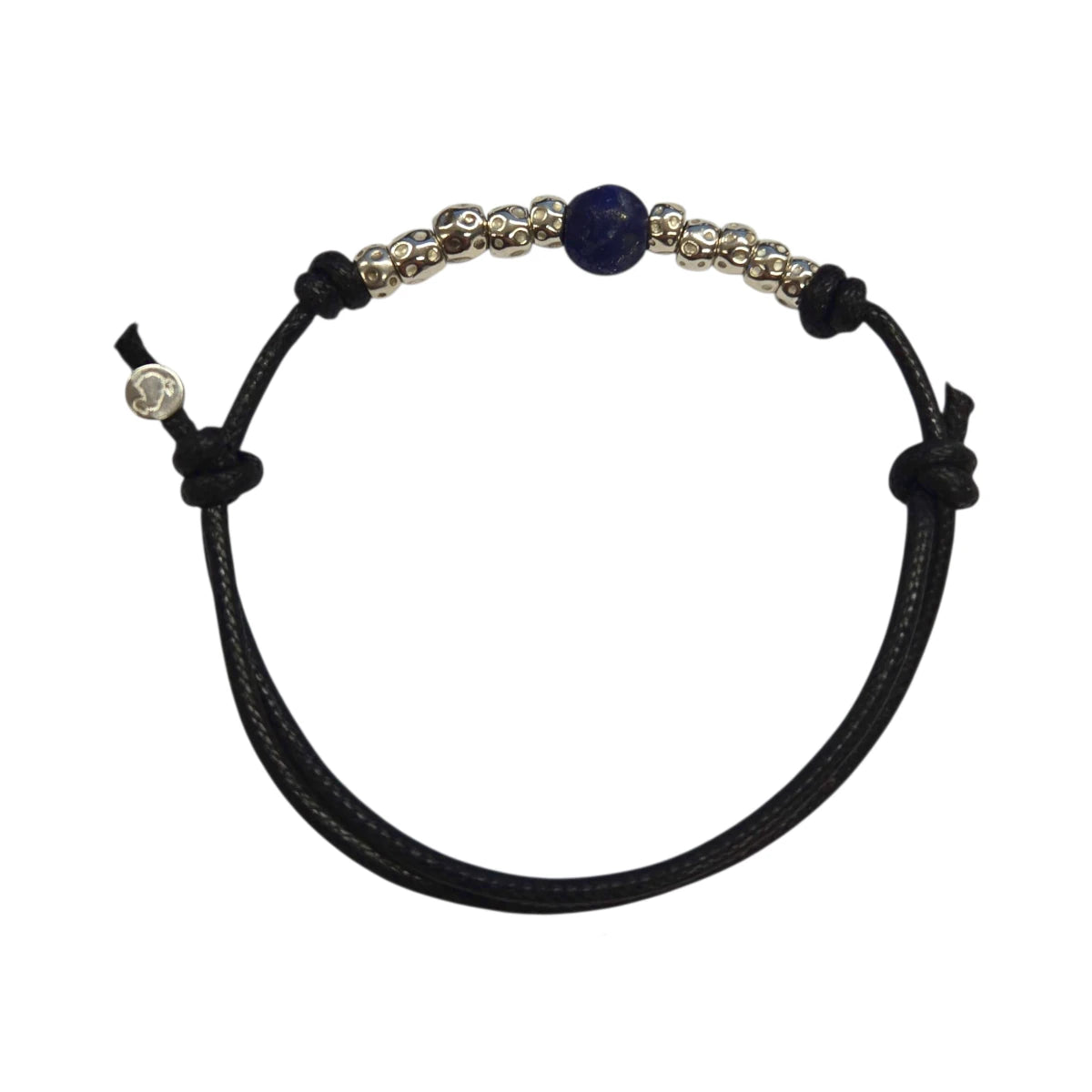 Bracciale Cordino DoDo Granelli e Pepita Lapislazzuli