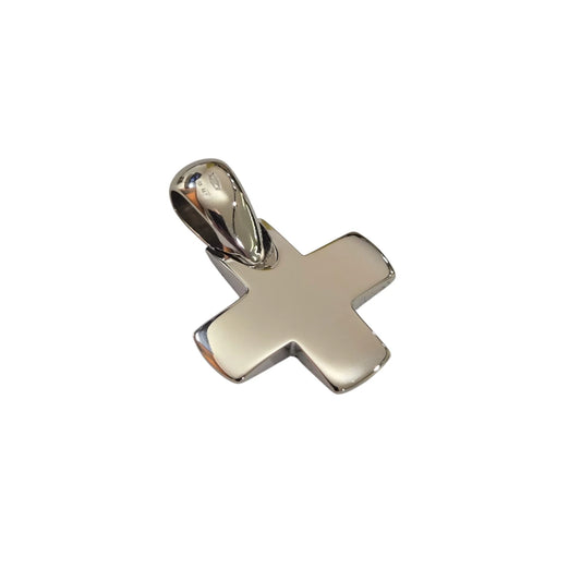 Charm Pomellato Croce oro bianco