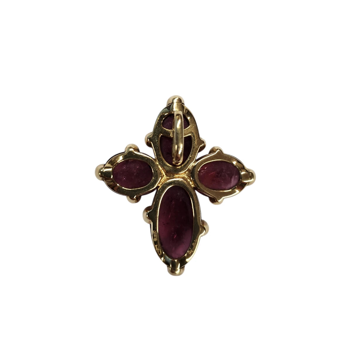 Pendente Croce Pomellato Granati