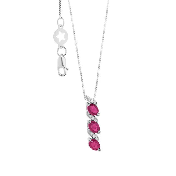 Collana Vittoria trilogy rubini
