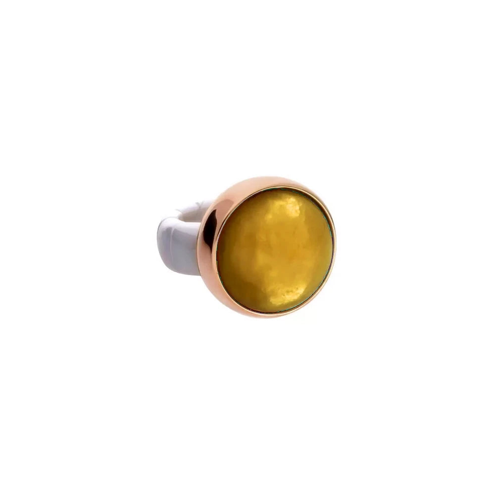 Anello Aura Dama Grande Giallo