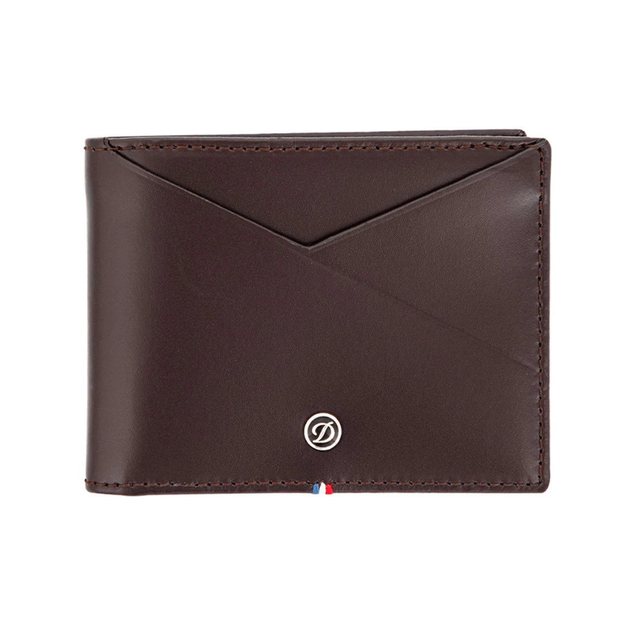 Portafoglio line D capsule 6 carte marrone