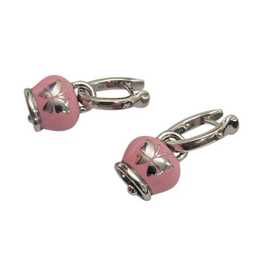 Orecchini Chantecler Campanella Farfalla Rosa