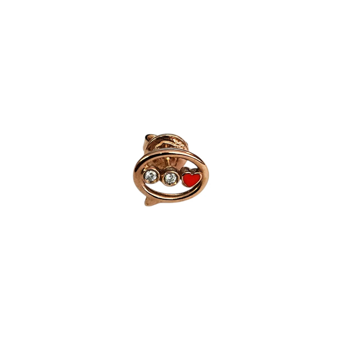 Mono Orecchino DoDo Stud Love Message