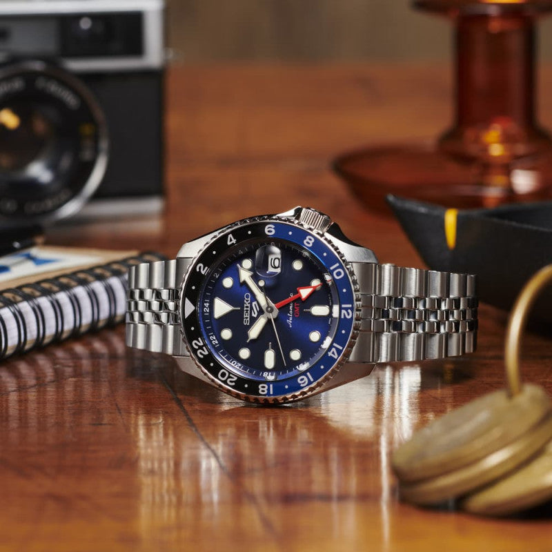 5 Sports GMT SSK003K1 Blu e Nero