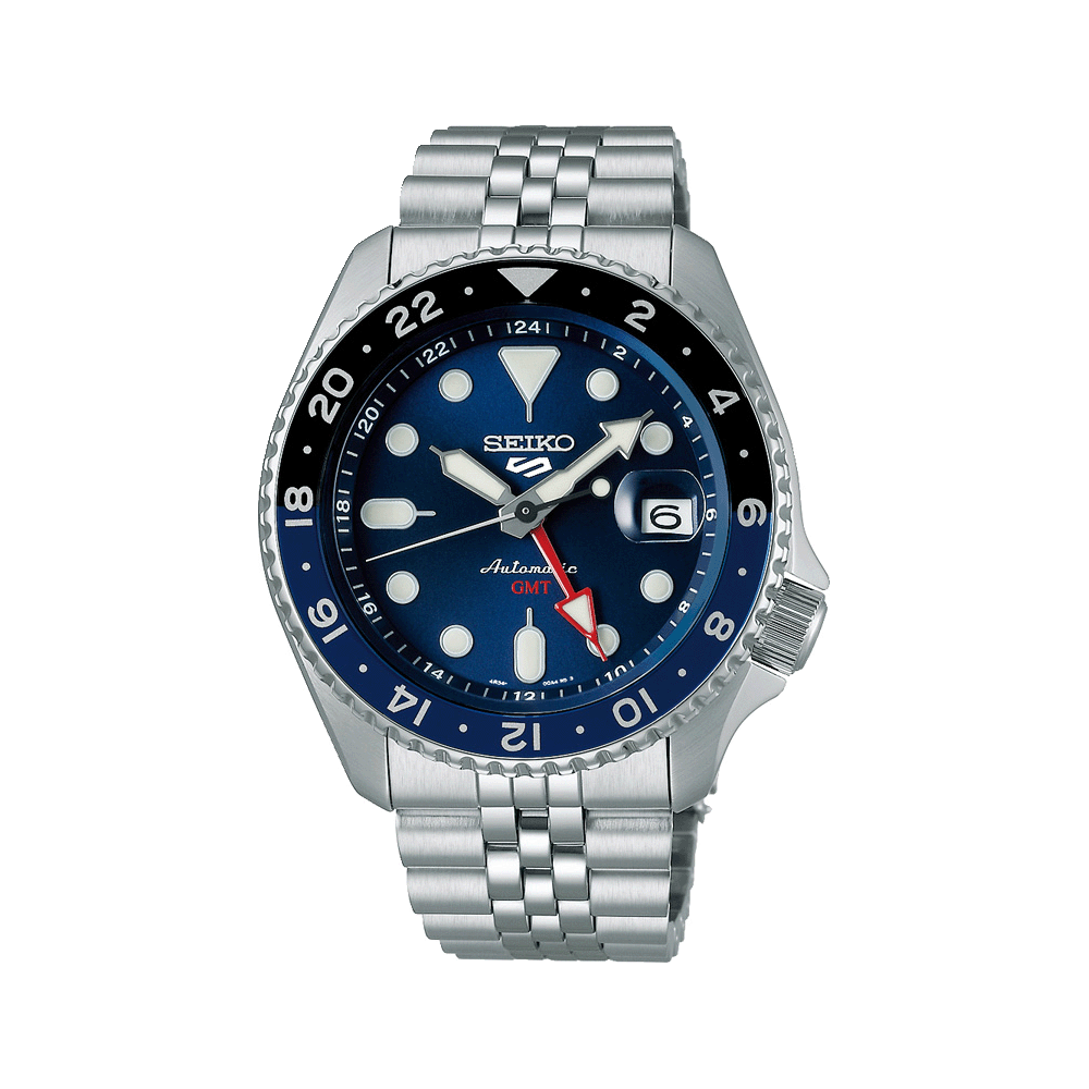 5 Sports GMT SSK003K1 Blu e Nero