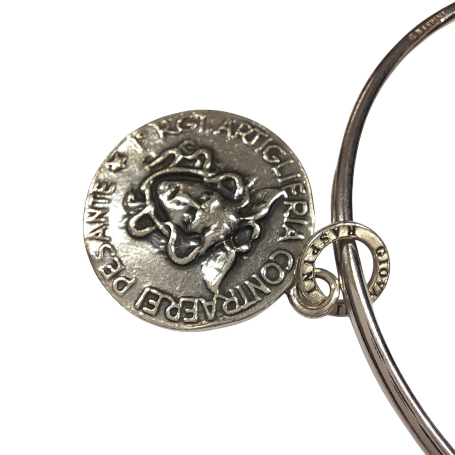 Bracciale Giovanni Raspini Bangle Liscio con Moneta