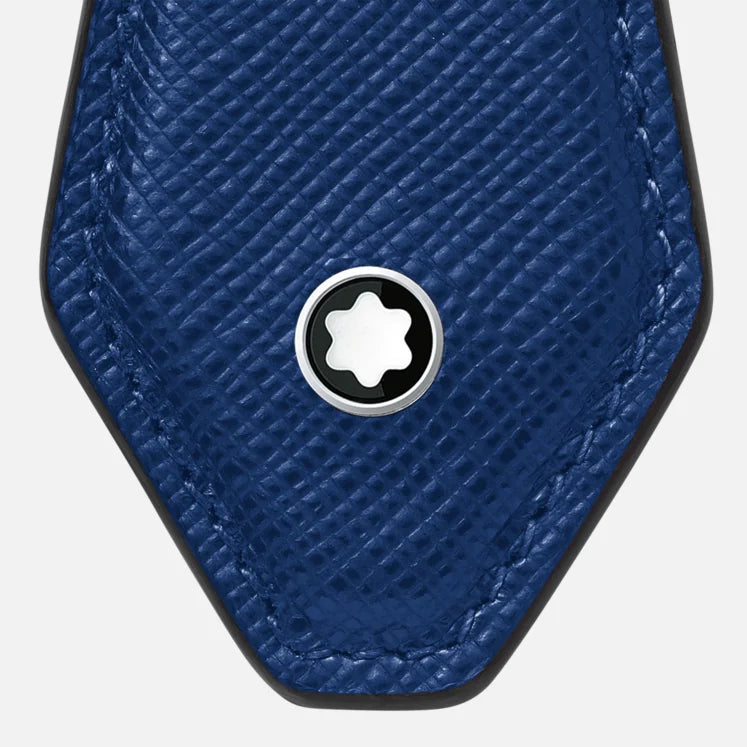 Portachiavi a forma di diamante sartorial blu