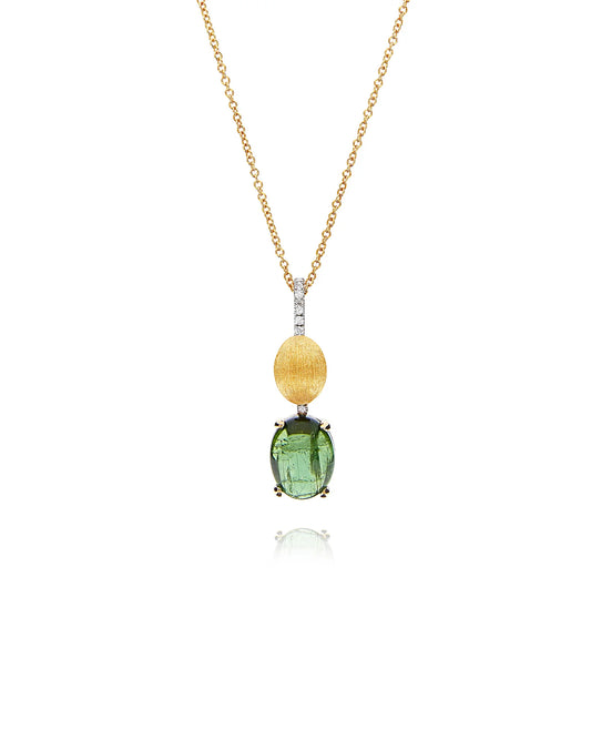 Collana Dancing Tourmalines verde