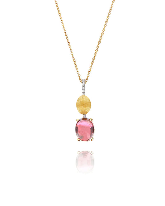 Collana Dancing Tourmalines rosa