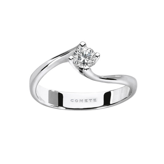 Anello solitario Identity