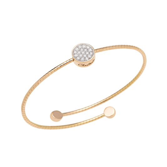 Bracciale a molla Paillettes bianco Capri