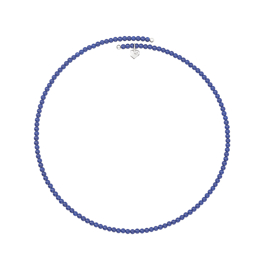 Chocker in lapis blu