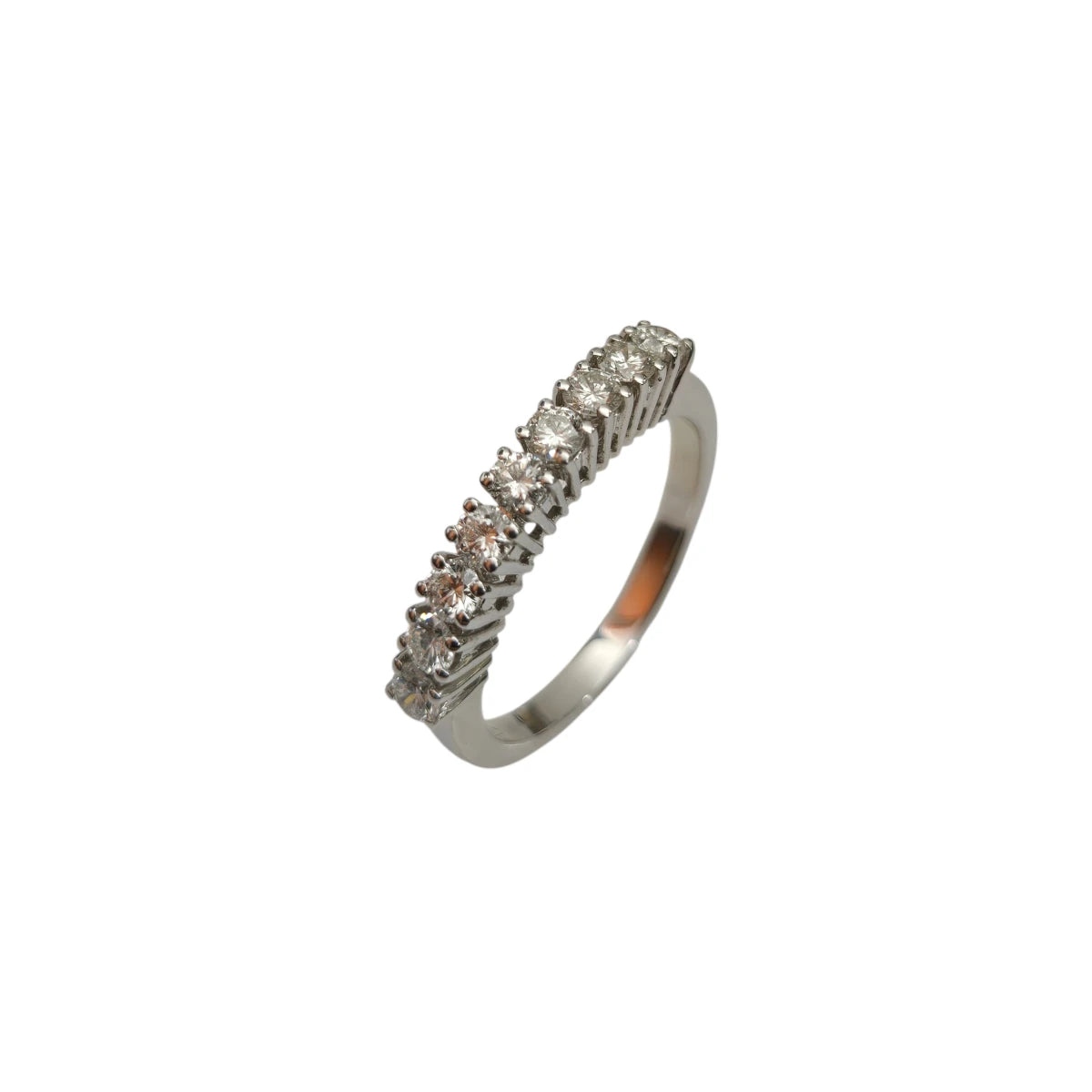 Anello Riviere 9 Diamanti