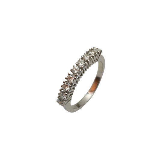 Anello Riviere 9 Diamanti