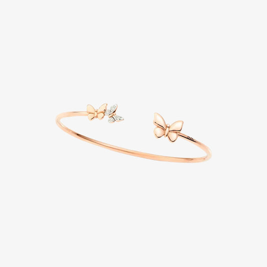 bracciale bangle cuff farfalle prezioso