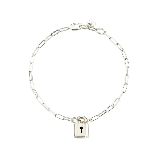 bracciale lucchetto argento