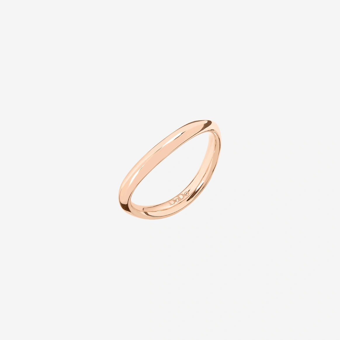 Anello wave Essentials oro rosa