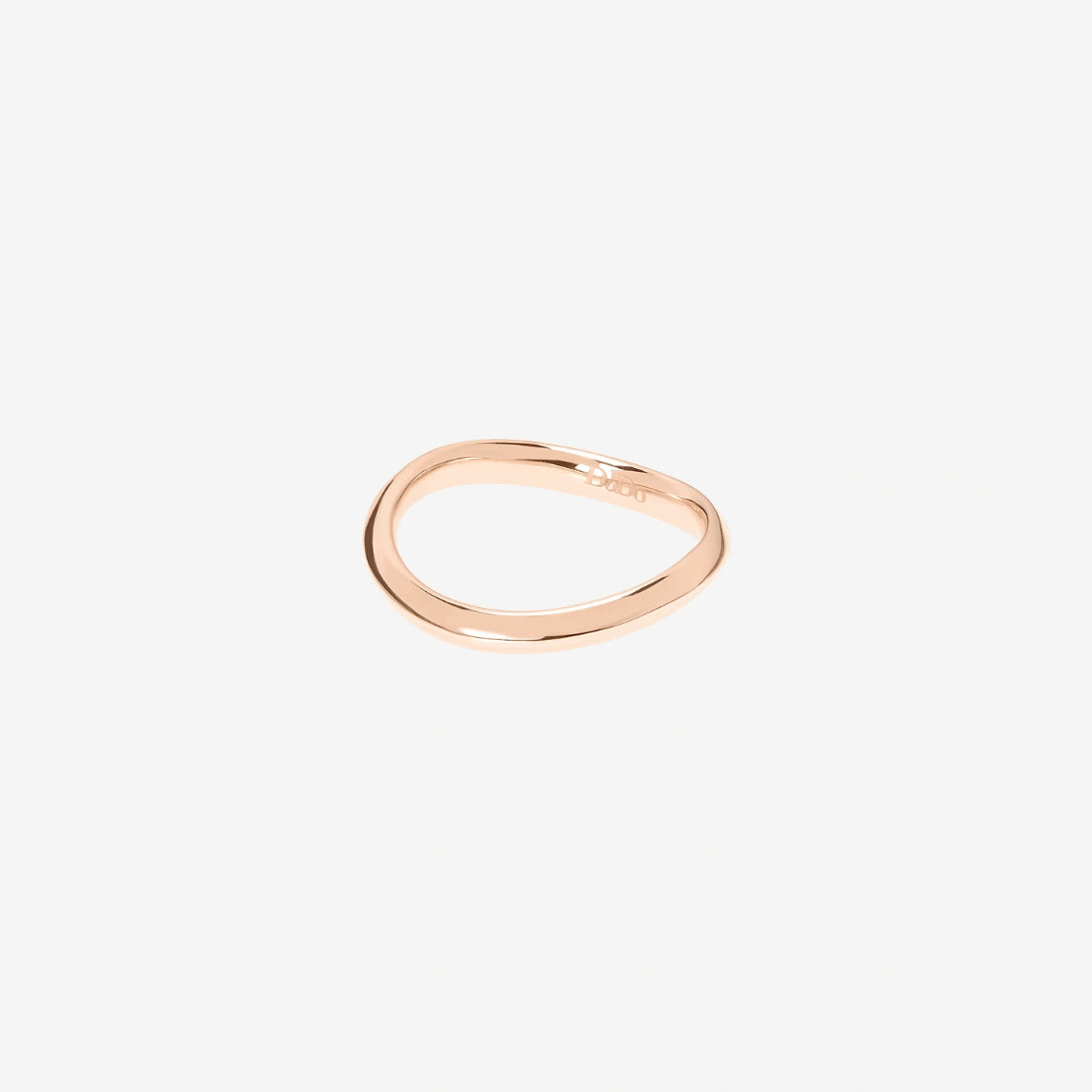 Anello wave Essentials oro rosa