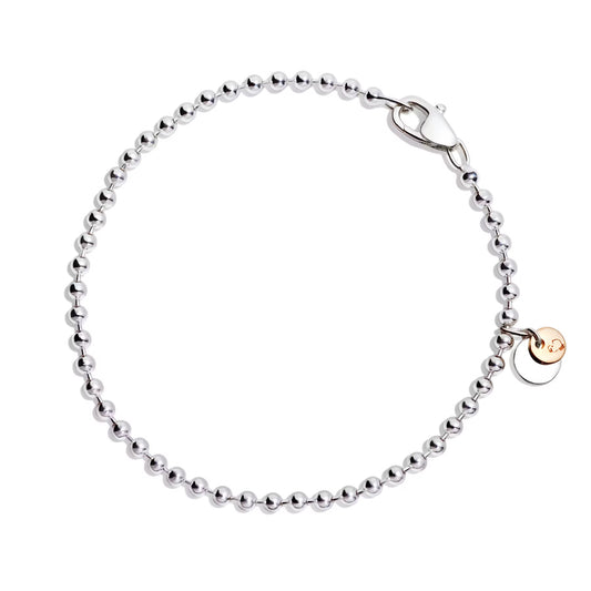 bracciale bollicine argento
