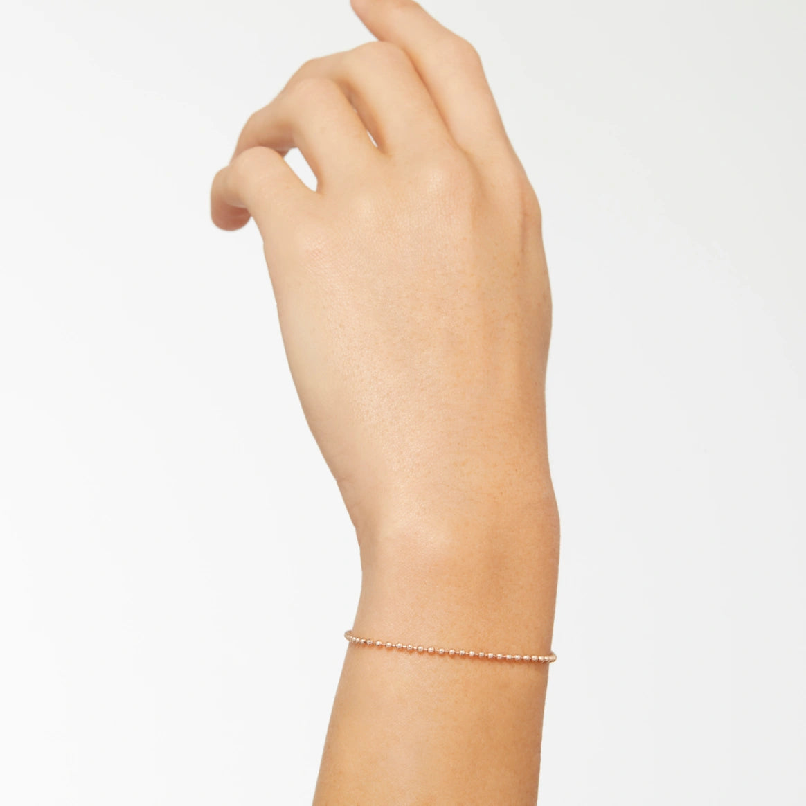 bracciale bollicine oro rosa