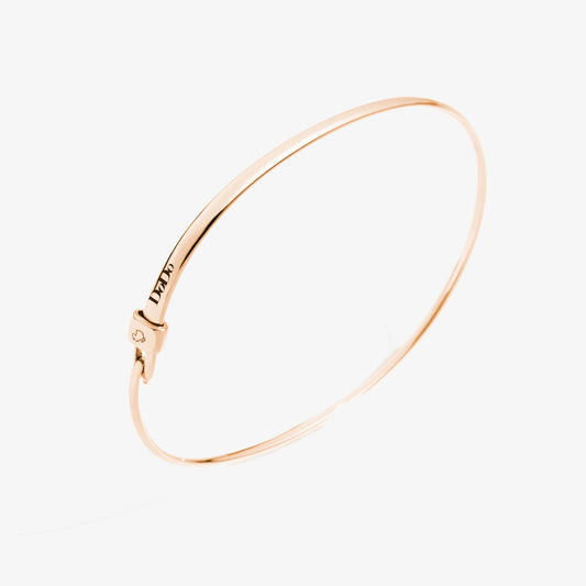 bracciale bangle essentials oro rosa