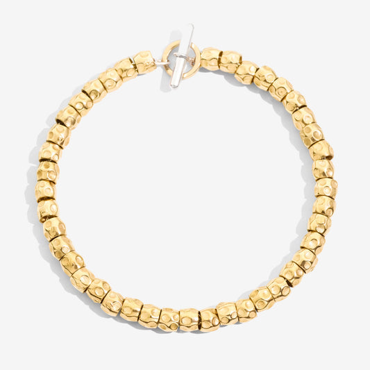 Bracciale granelli oro giallo