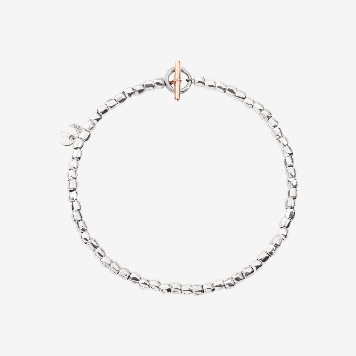 bracciale mini granelli argento