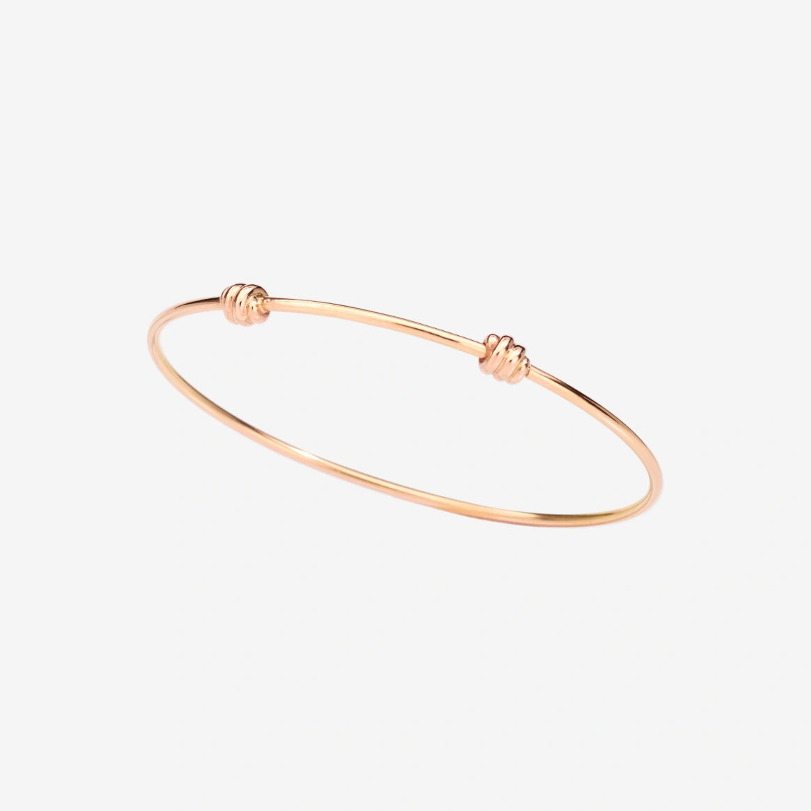 Bracciale nodo bangle oro rosa