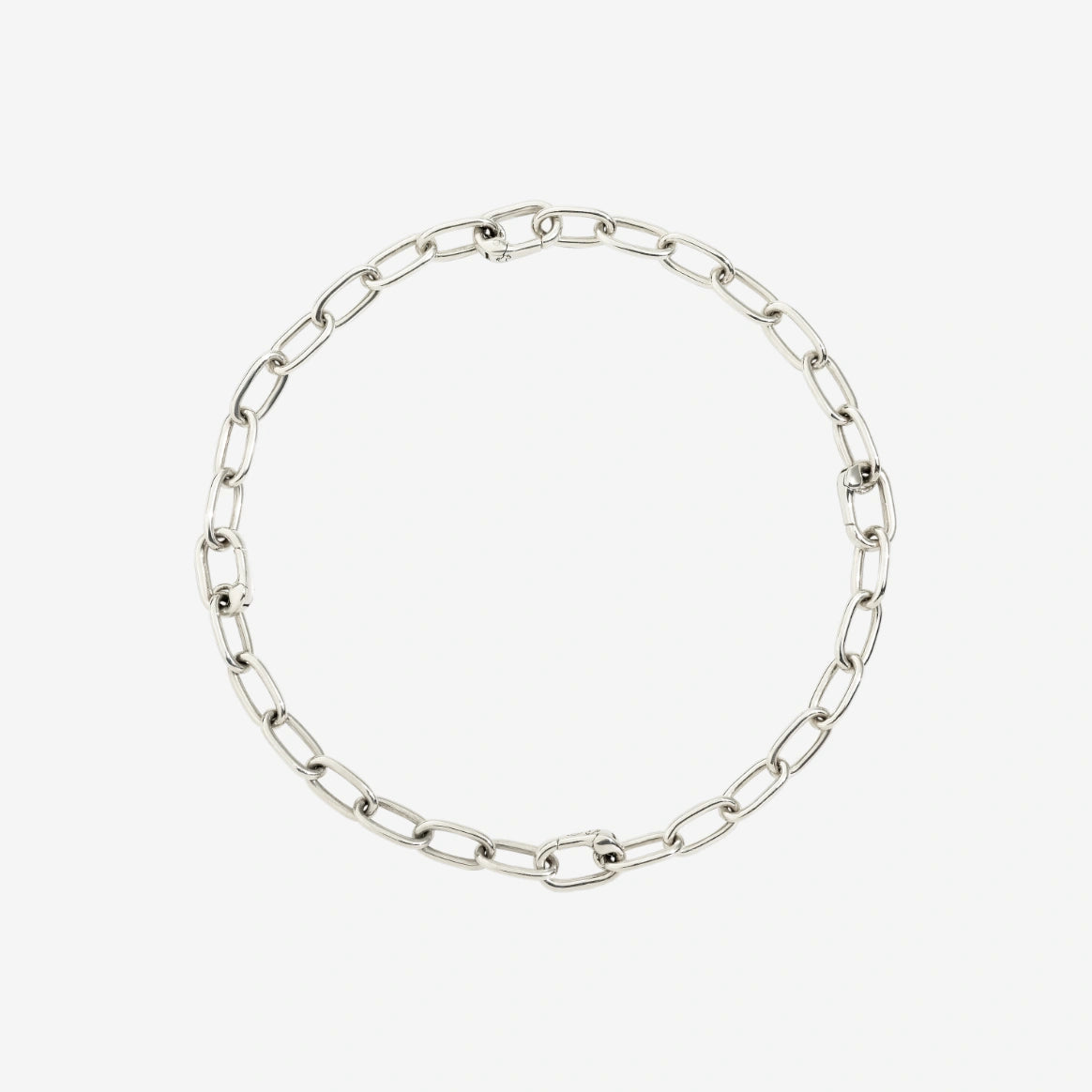 bracciale maglie apribili argento