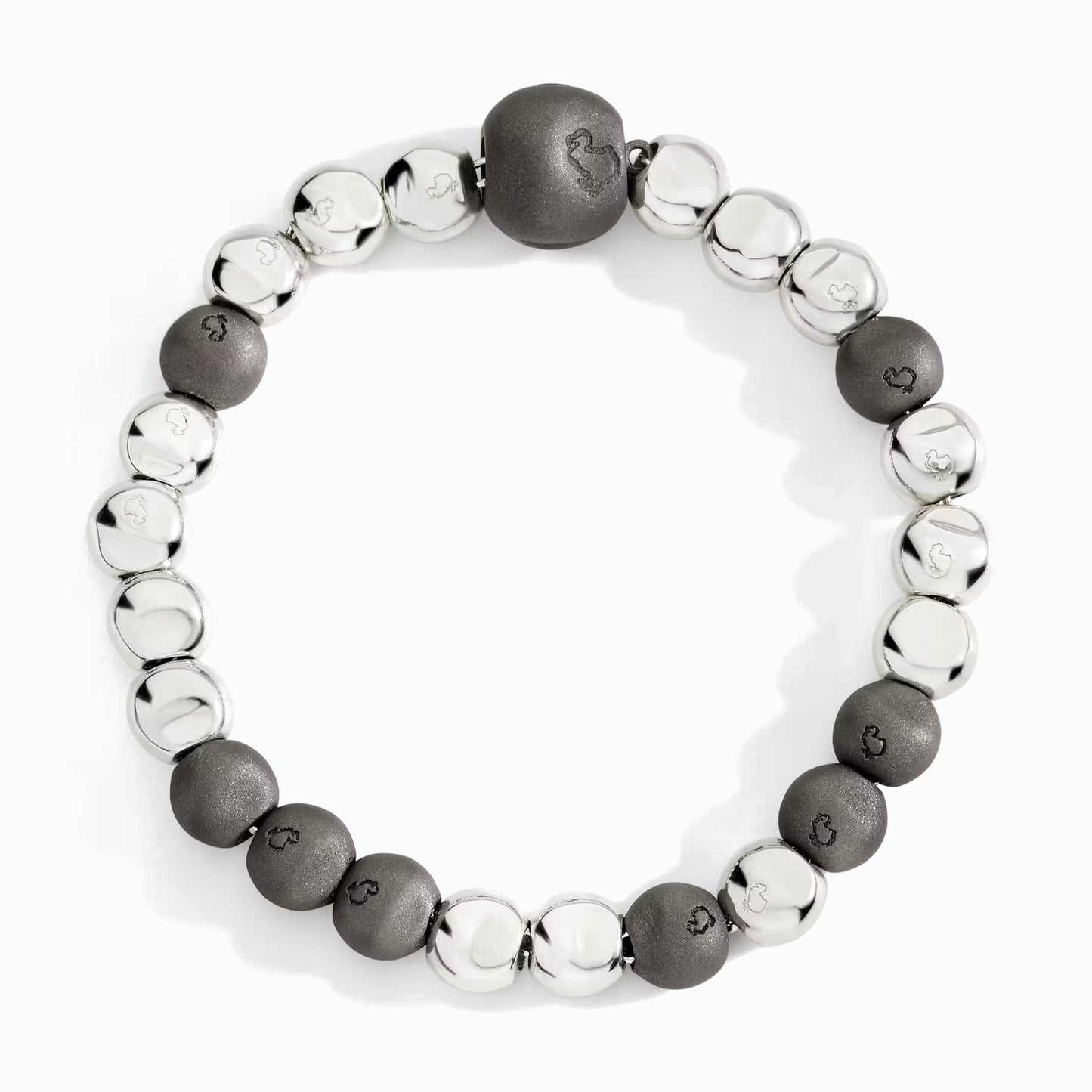 Bracciale Pepite in Argento e Titanio