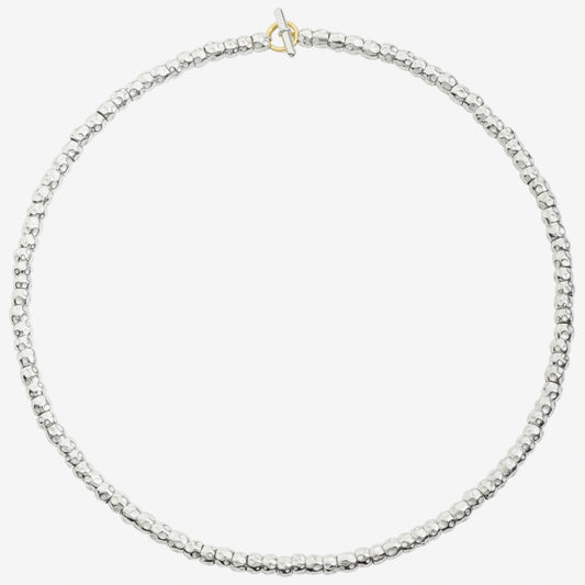 collana granelli argento