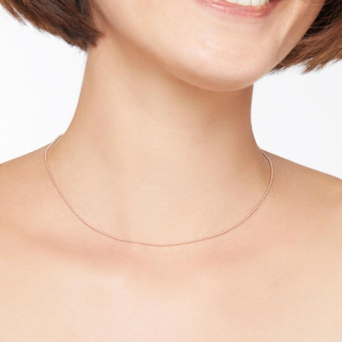 collana bollicine oro rosa