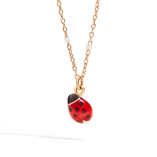 collana mini coccinella
