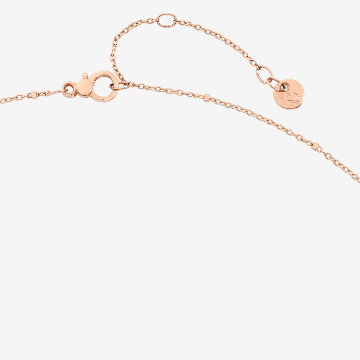 collana chocker nodo oro rosa